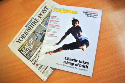 Charlie Buchanan in Yorkshire Post - Sat 2 Mar 2013