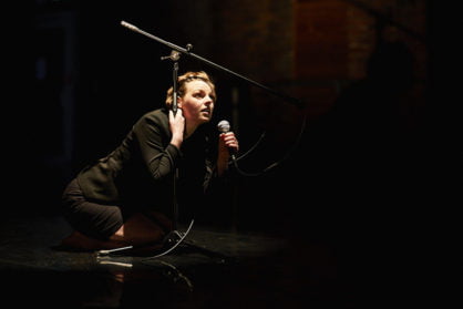 Lucy Haighton sharing at Yorkshire Dance, Feb 2017 © David Lindsay