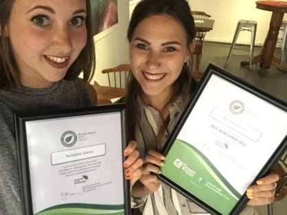 Yorkshire Dance scoops Best Newcomer Award © Yorkshire Dance