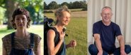 Headshots of Izzy Brittain, Katye Coe and Charlie Morrissey