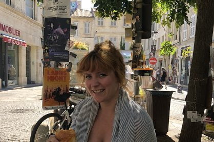 Megan Hamber - Weston Jerwood Creative Bursary - Avignon Festival 2018